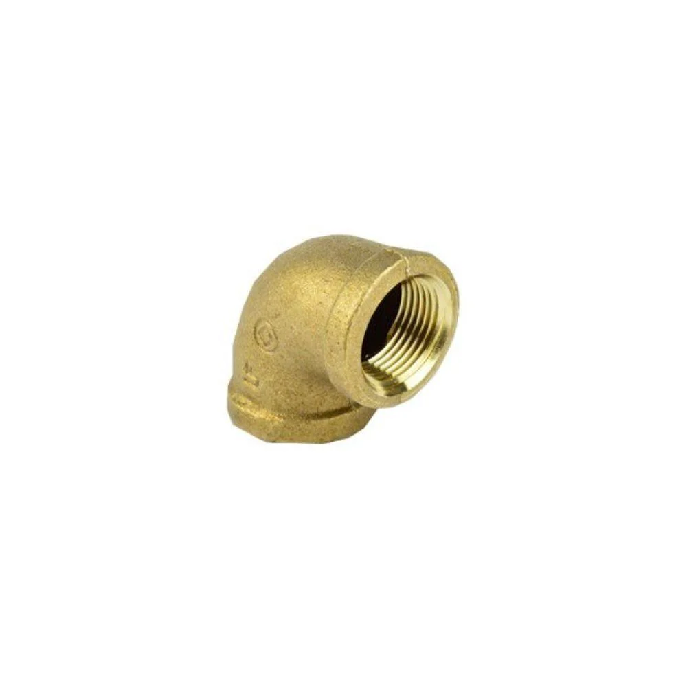 BRNL0018-NL Everflow 1/8" Female Pipe Thread 90° Elbow - Cast Brass