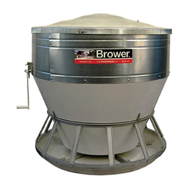 BrowerWF60 Outdoor Hog Feeder With Cover, 60 Bushel, 12 Feed, 10 in Trough