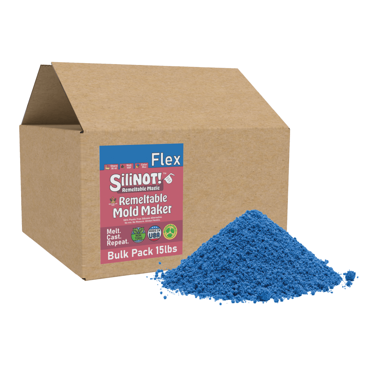 Bulk | Flex | Remeltable Silicone Free Mold Maker