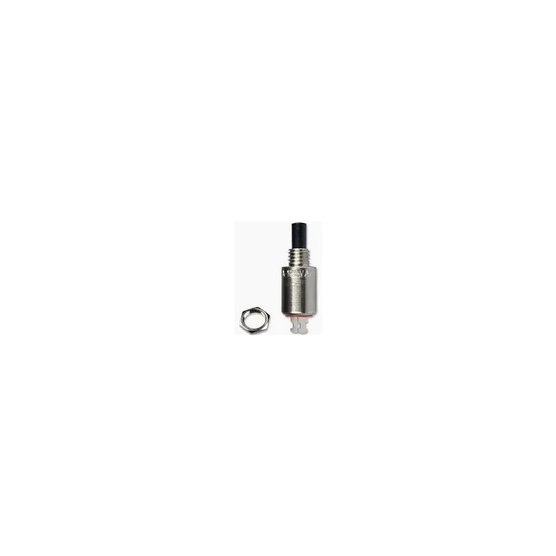 C&K Black Momentary Normally Open .5A 120VAC Push Button Switch, W22