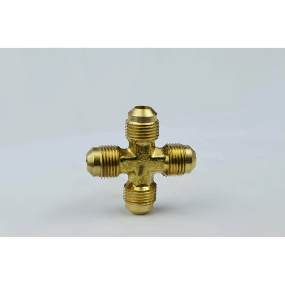 C1-8 United Brass 1/2" OD Brass Flare Cross