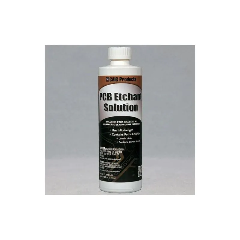 Caig Copper Etchant Ready to Use Solution for Etching PCB materials. Ferric Chloride, 16oz