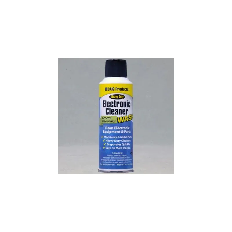 Caig DeoxIT Electronic CleanerWash, Clean and degrease circuit boards and parts. Safe on most Plastics, No Lubricant. 5.5oz