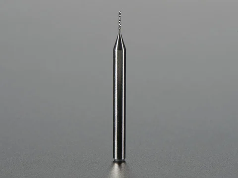 Carbide Square End Mill - 1/8" Shaft - 0.5mm Diameter