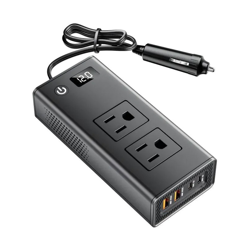 Carmon 12V to 115V 200W LCD Display Inverter, Power Converter.