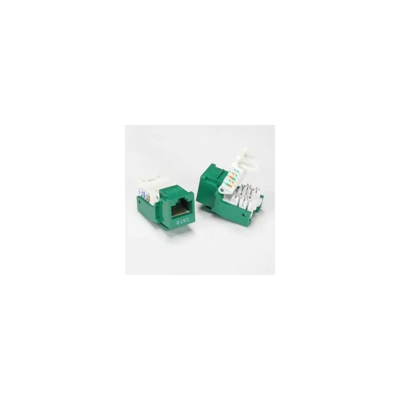 CAT5E CAT6 RJ45 KEYSTONE JACK GREEN