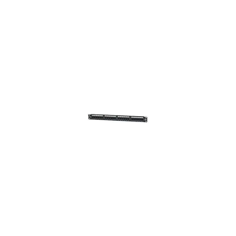 CAT6 CAT5e PATCH PANEL 24 PORT 1U RACKMOUNT 19 Inch