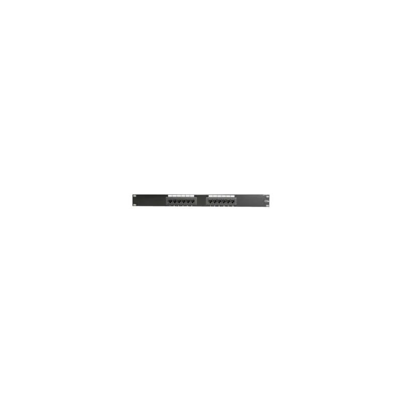 CAT6 PATCH PANEL 12 PORT 1U RACKMOUNT 19 inch