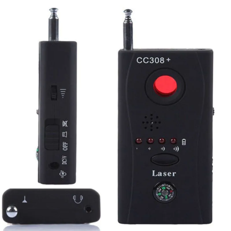 CC308+ Wireless Full Range Signal Detector Radio Wave WiFi Bug Detector Camera Anti Spy RF Detector