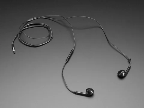 Cell-phone TRRS Headset - Earbud Headphones w/ Microphone