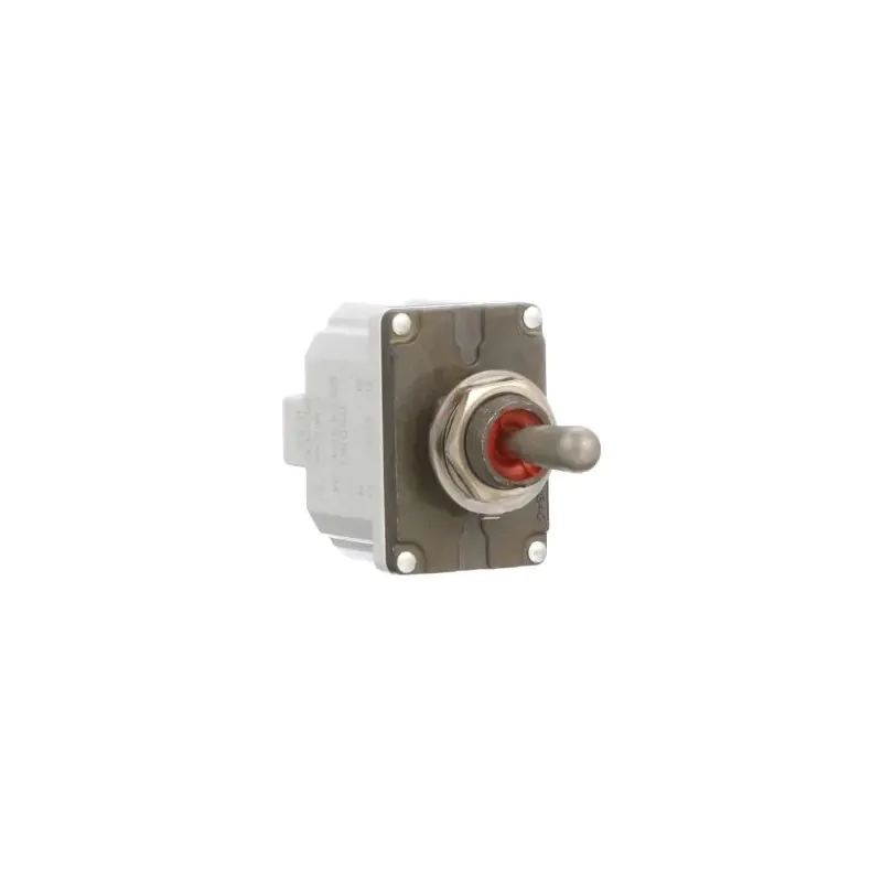 CH Safran Electrical 8511K12 Toggle Switch, 2 Pole, Momentary (ON)-ON-NONE, Sealed, 115VAC, 11A, Screw Terminal, W17
