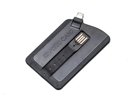 CHARGECARD Thin Lightning Cable for iPhone 5