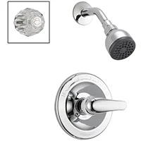 Chrome Single-Handle Pressure-Balanced Shower Faucet Trim Kit 2.0 GPM