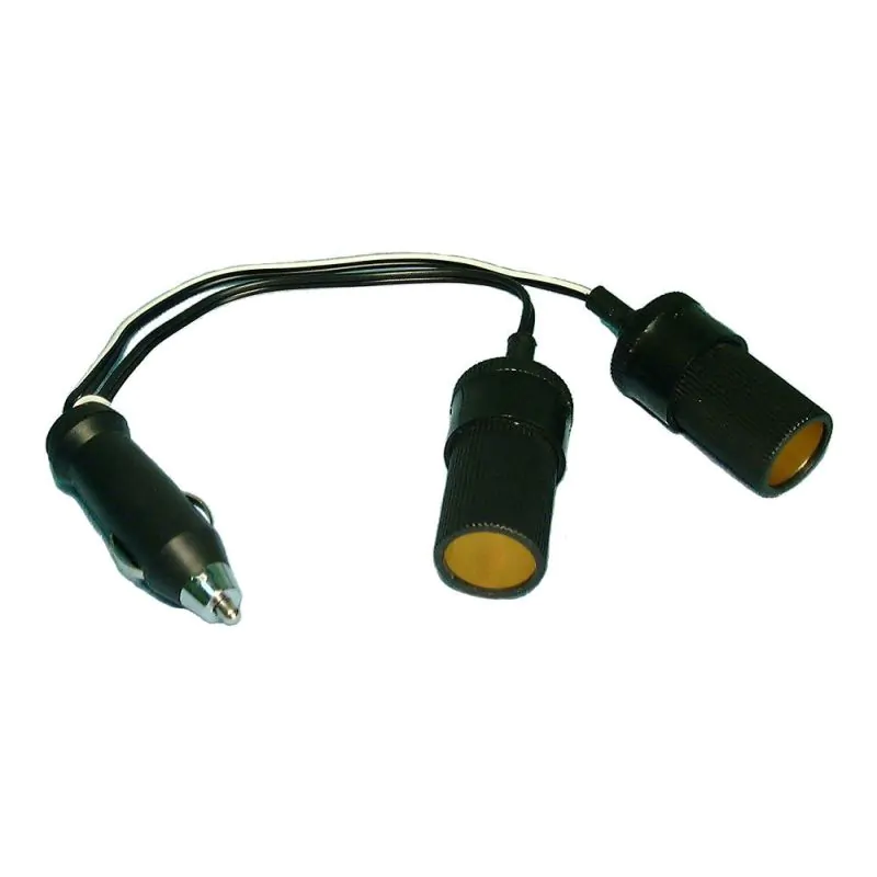 CIGARETTE LIGHTER PLUG Y ADAPTOR