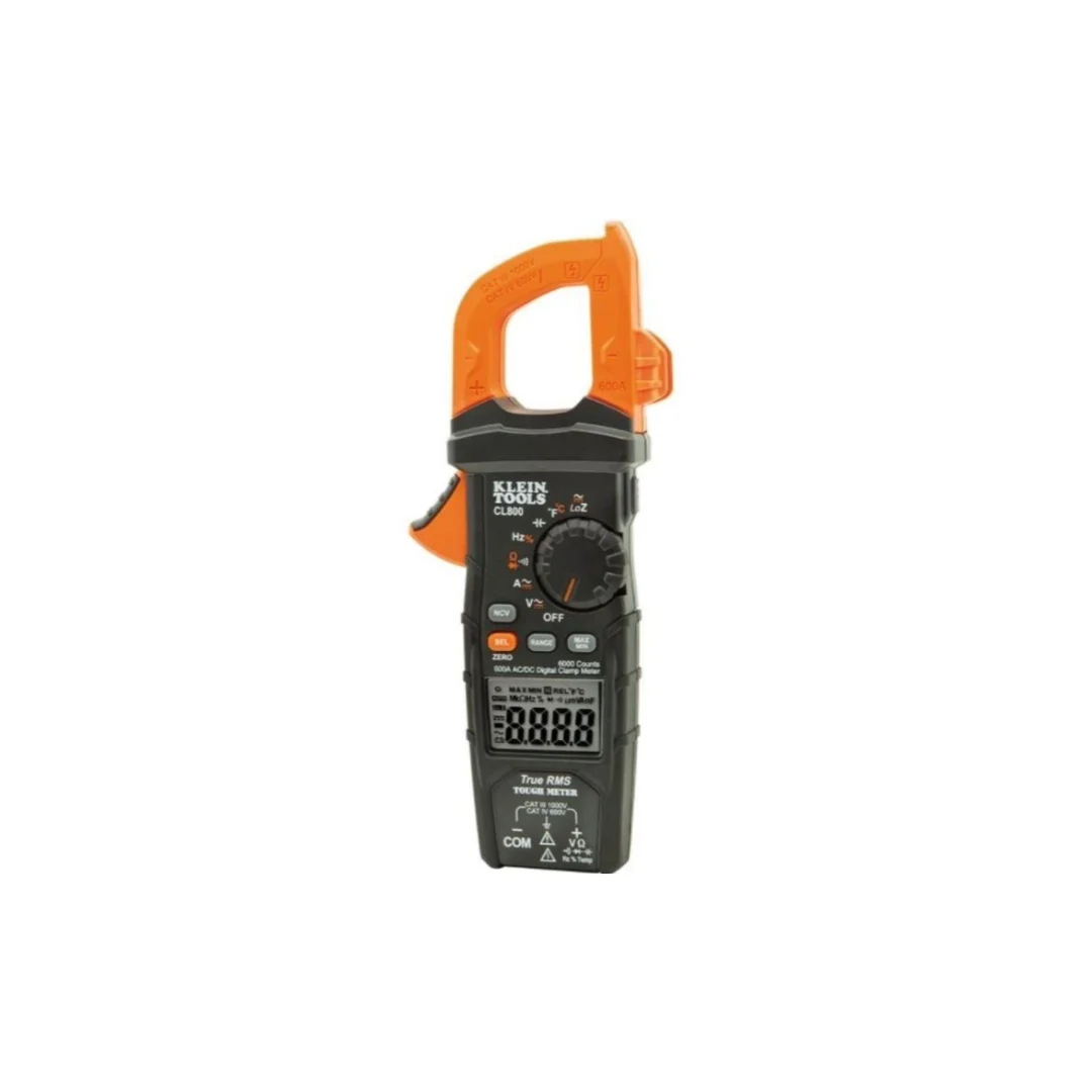 CL800 Klein Tools Digital Clamp Meter, AC Auto-Range TRMS, Low Impedance (LoZ), Auto Off