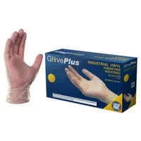 Clear Powder-Free Vinyl Gloves 4 mil XL