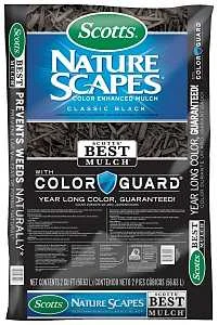 Color Enhanced Mulch, Classic Black, 2 cu ft Bag