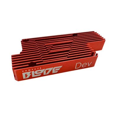 Compute Blade Heatsink for Raspberry Pi CM4, Dev Red