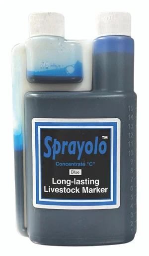 Concentrate Livestock Marker, Blue