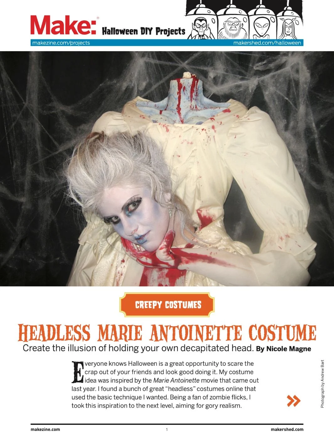 Creepy Costumes: Headless Marie Antoinette - PDF