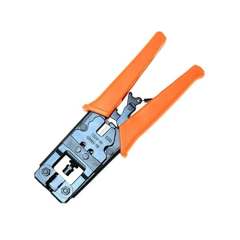 Crimp Tool F Compression Type Ratcheting, and Cutter