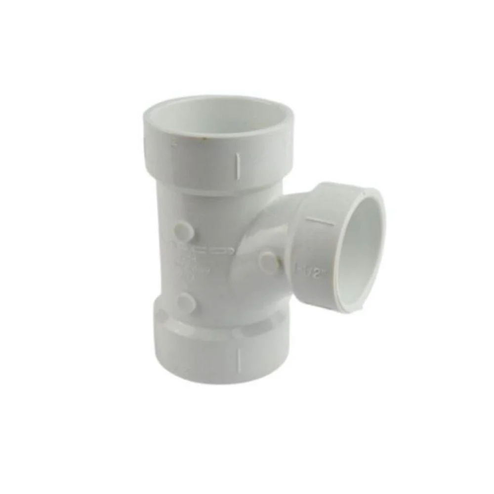 D401419 LASCO Fittings 3" X 3" X 1-1/2" DWV Sanitary Tee Reducing All Hub