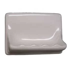 Daltile White Ceramic Tub Soap Dish BA725-0100