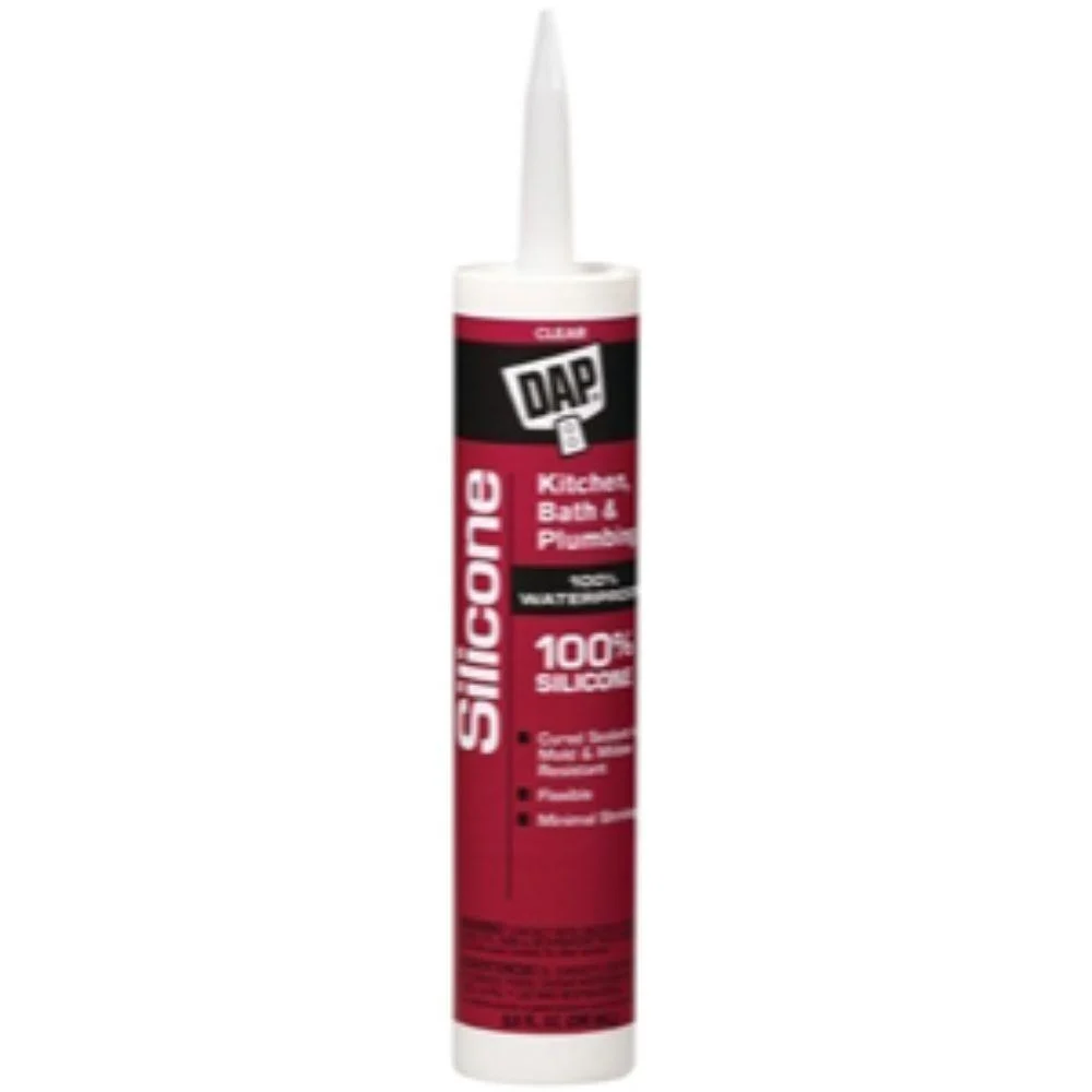 DAP 10.1 OZ BATHTUB SILICONE-CLEAR