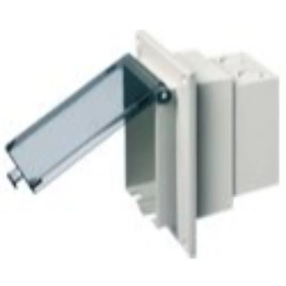 DBVR1C Arlington Industries Low Profile Inbox for Flat Surface with Weather Proof Extra Duty Clear Cover
