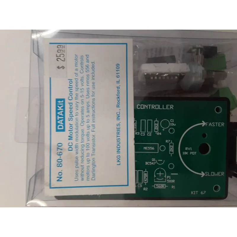 DC MOTOR SPEED CONTROL