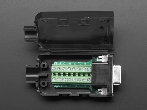 DE-15 (DB-15) Female Socket to Terminal Block Breakout