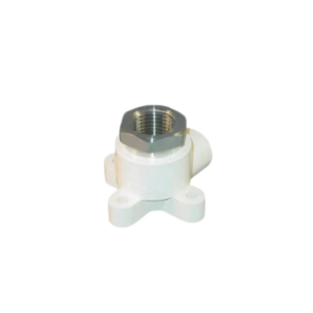 DE4107-005CSS Spears Manufacturing 1/2" Drop Ear Elbow - Stainless Steel Thread/CPVC Body