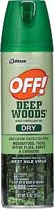 Deep Woods Dry Insect Repellent Aerosol Spray, 4 oz