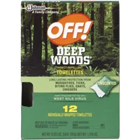 Deep Woods Insect Repellent Towelettes, 12 Count