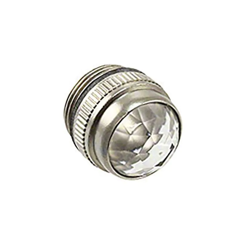 Dialight Jeweled / Faceted Clear Threaded Panel Lens