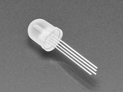 Diffused RGB (tri-color) 10mm LED (10 pack) - Common Anode