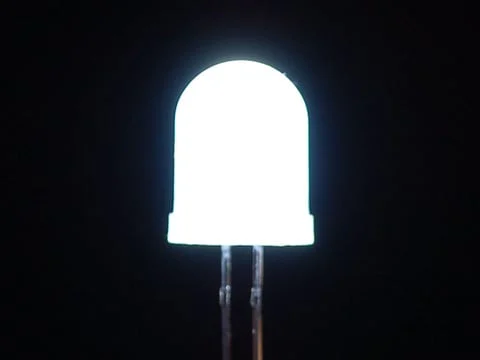 Diffused White 10mm LED (25 pack)