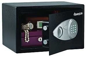 Digital Security Safe with Key Override, 0.58 Cu Ft