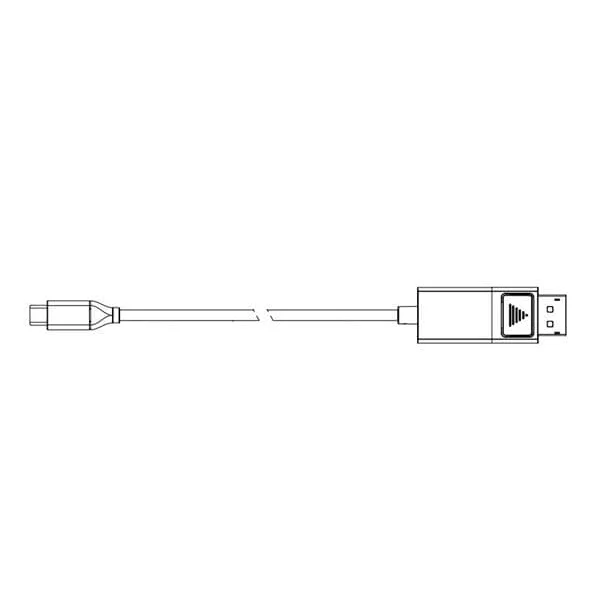 DisplayPort Male to USB Type-C, 10FT