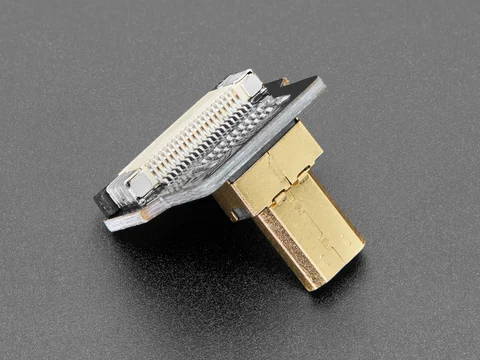 DIY HDMI Cable Parts - Right Angle (R Bend) Micro HDMI Plug
