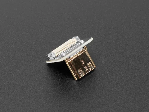 DIY HDMI Cable Parts - Right Angle (R bend) Mini HDMI Plug