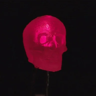 dLUX-dLITE Red Skull Shape LEDs 5 Pack