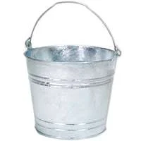 Dover 10-Qt Hot-Dip Galvanized Steel Water Bucket