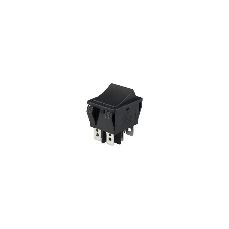 DPDT ON-OFF-ON ROCKER SWITCH 20A 125V MOUNTING HOLE 30X20MM, Lamb WB246