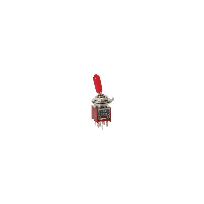 DPDT ON-ON SUB MINI TOGGLE SWITCH 3A 125VAC 1.5A 250VAC MS242245