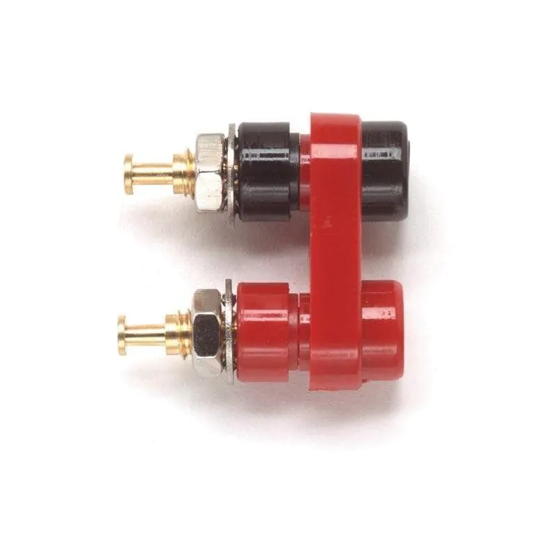 DUAL RED MINI BANANA JACK RED and BLACK POMONA