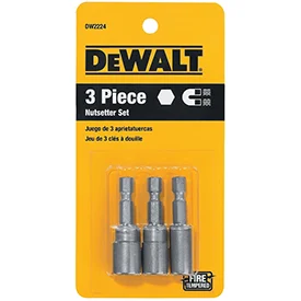 DW2224 Magnetic Nut Driver Set, 1/4, 5/16, 3/8 inch