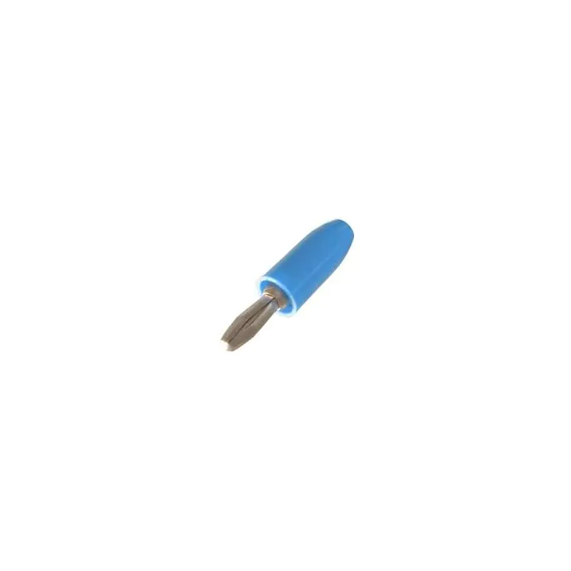 E.F. JOHNSON BLUE BANANA PLUG CABLE END