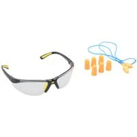 Earplugs & Safety Glasses Combo Kit