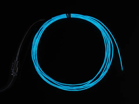 EL wire starter pack - Blue 2.5 meter (8.2 ft)